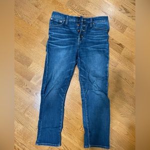 Madewell perfect vintage crop jean